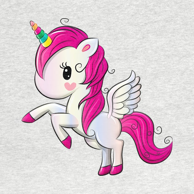 Little Pony Unicorn Lover T-shirt Gift Clothing by MIRgallery